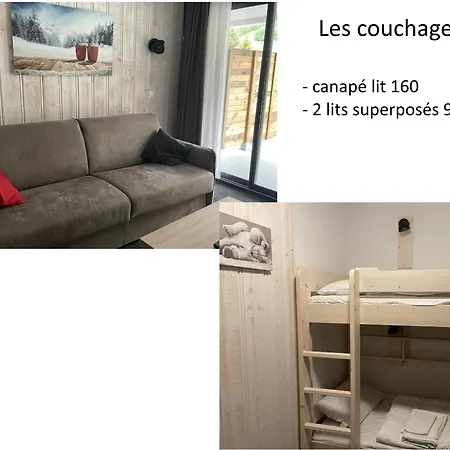Διαμέρισμα A Avec Animaux Acceptes Pour 4 Pers, Terrasse Et Piscine - Fr-1-860-45 Gourette